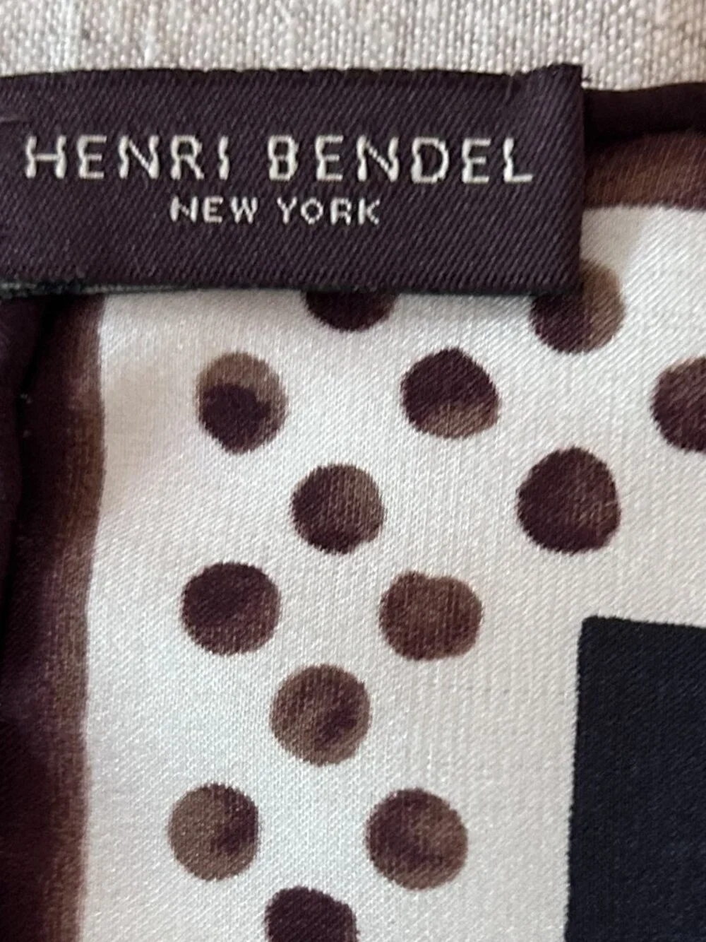 Rare Henri Bendel Silk Bendel Girls Scarf Izak Zenou Fashion Illustration Pouch